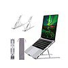 Dyazo 6 Angles Adjustable Aluminum Foldable Portable Tabletop Silver - LXINDIA.COM