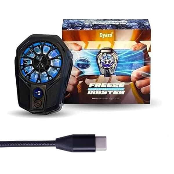 Dyazo Mobile Cooler Mobile Cooling Pad Gaming Fan STATIC LIGHT - LXINDIA.COM