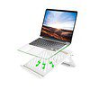 Dyazo Tabletop Foldable Laptop Stand White - LXINDIA.COM