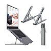 Dyazo Zigzag Height Adjustable Ventilated Aluminium Tabletop Laptop Stand - LXINDIA.COM