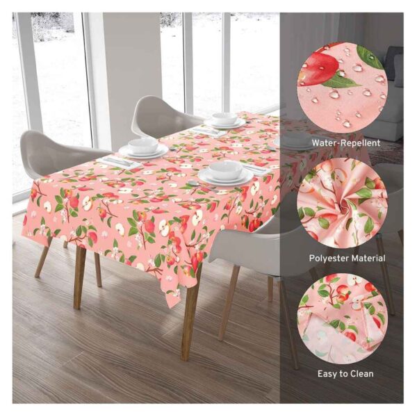 Encasa XO Dining Table Cloth Water RepellentApple 1 - LXINDIA.COM