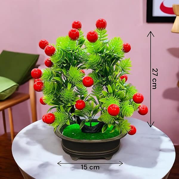 FEELRICHDECOR Artificial Cherry Fruit Plant a - LXINDIA.COM