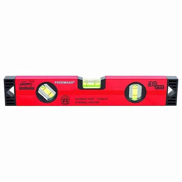 FREEMANS Box Section Aluminum Spirit Level with Magnet 30cm - LXINDIA.COM