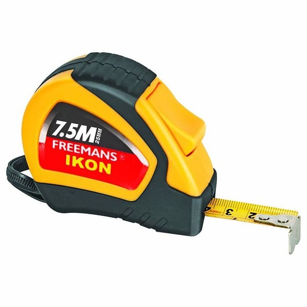 FREEMANS IKON 7.5m 25mm Steel Inchi Measuring Tape - LXINDIA.COM