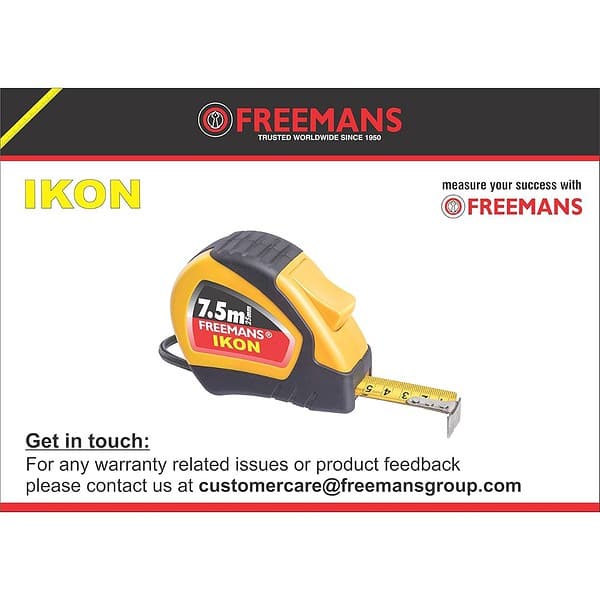 FREEMANS IKON 7.5m 25mm Steel Inchi Measuring Tape1 - LXINDIA.COM