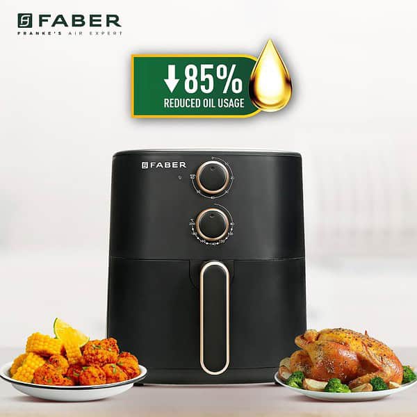 Faber 6 liter 1500W Air Fryer Sleek Design2 - LXINDIA.COM