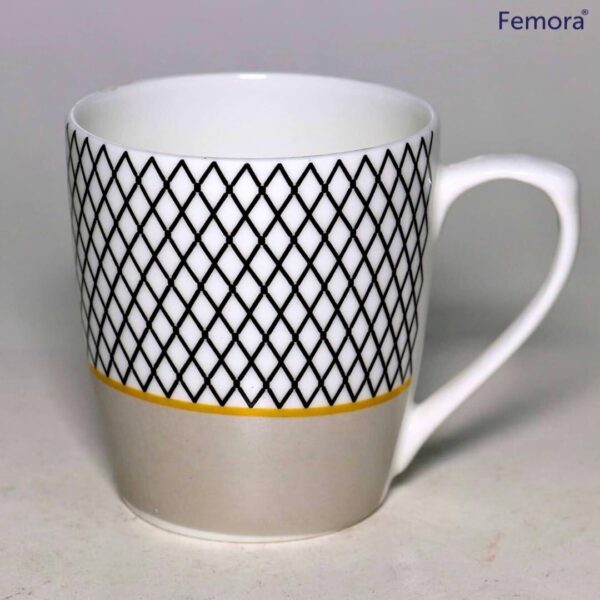 Femora Handcrafted Ceramic Cup Set of 6 A - LXINDIA.COM