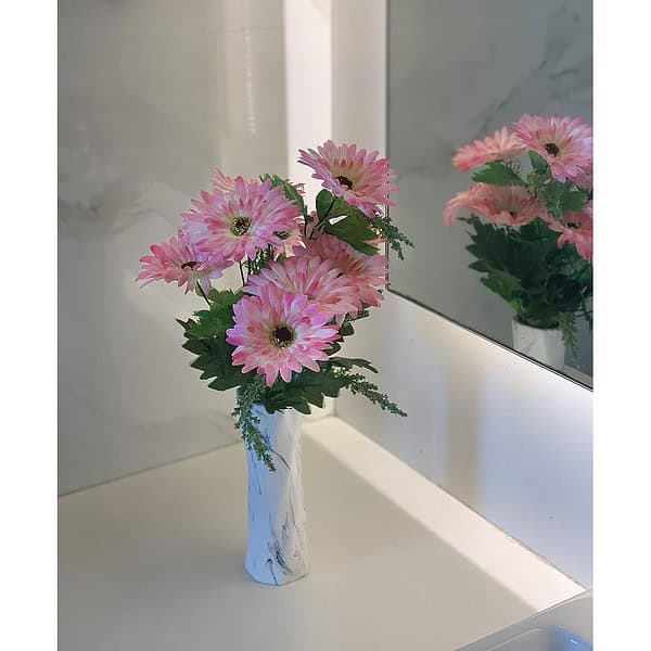 Fourwalls Beautiful Decorative Artificial Garabara Flower Light Pink a - LXINDIA.COM