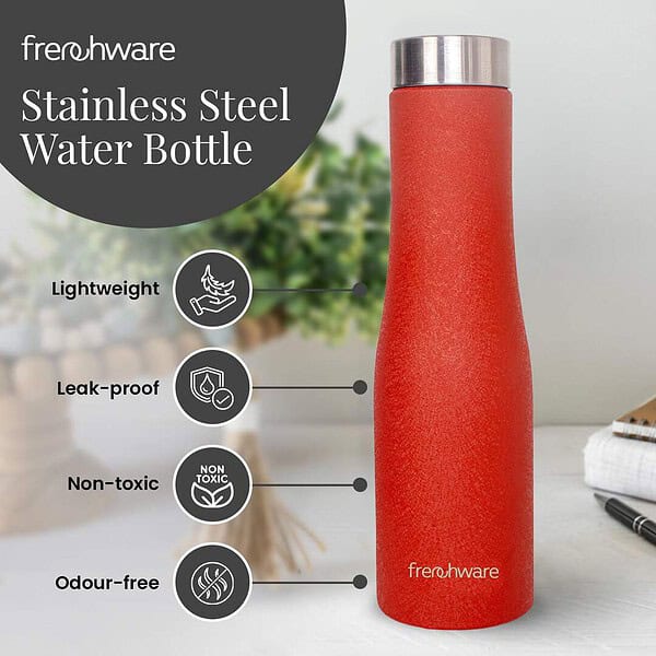 Frenchware Plum Red Delight Water Bottle - LXINDIA.COM