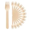 G1 Bio degradable Wooden Forks 100 Pieces - LXINDIA.COM