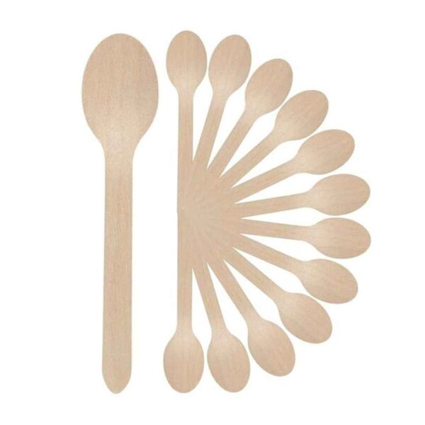 G1 Wooden Disposable Biodegradable Spoons - LXINDIA.COM