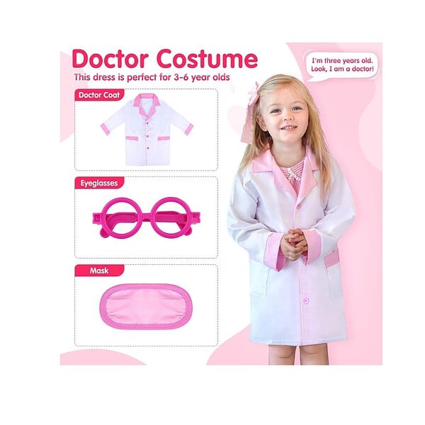 GINMIC Kids Doctor Play Kit Pretend Play Doctor Set Toys P 2 - LXINDIA.COM