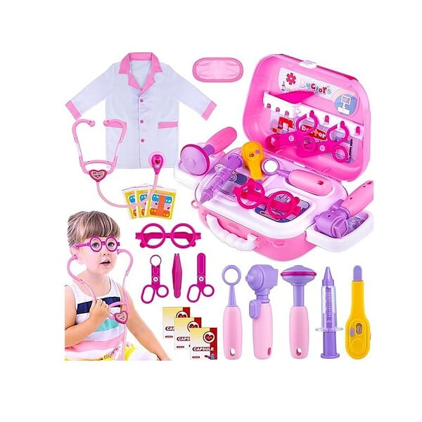 GINMIC Kids Doctor Play Kit Pretend Play Doctor Set Toys P - LXINDIA.COM