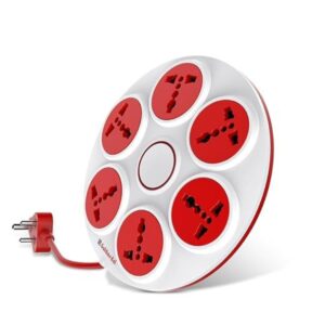 Goldmedal 360 Degree Power Strip White Pack Of 1 - LXINDIA.COM