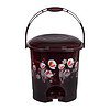 GoodWill Tech NS Pedal Dustbin Chocolate Brown - LXINDIA.COM