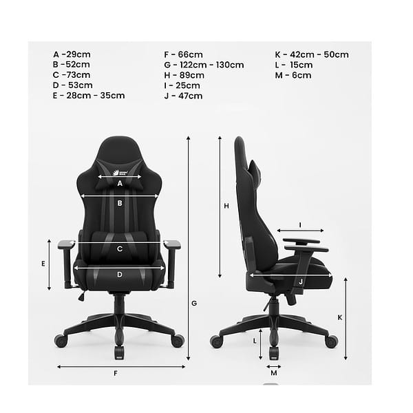 Green Soul Beast Racing Edition Ergonomic Gaming Chair Black and Grey 1 - LXINDIA.COM