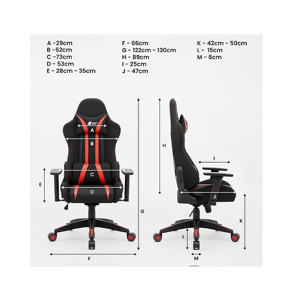 Green Soul Beast Racing Edition Ergonomic Gaming Chair Black and Grey 7 - LXINDIA.COM