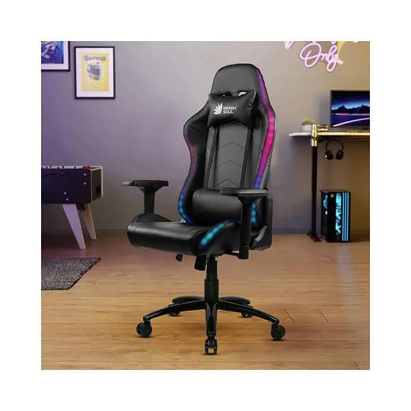 Green Soul Thunder RGB Lights Gaming Chair - LXINDIA.COM