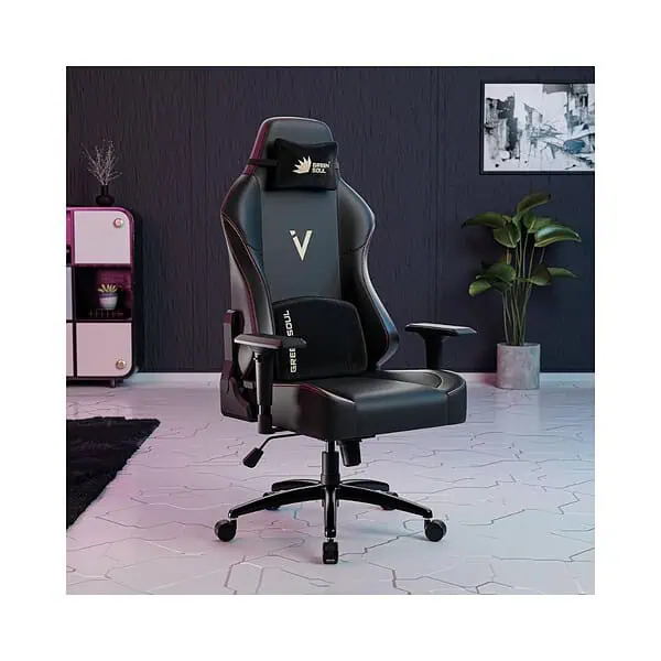 Green Soul Vision Multi Functional Ergonomic Gaming Chair Black - LXINDIA.COM