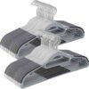 HOLLIO Plastic Hangers Heavy Duty Clothes Hangers 60 - LXINDIA.COM