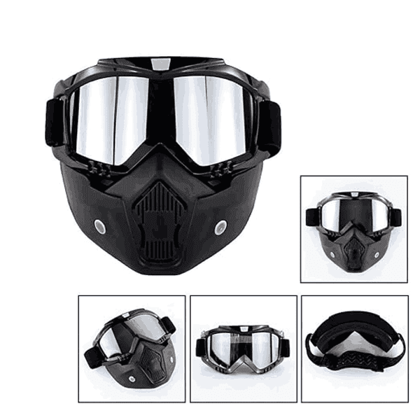 HOME CUBE Unisex 1 Pc Motorcycle Reusable Goggles Mask2 - LXINDIA.COM