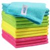 HOMEXCEL Microfiber 11.5X11.5 Inch Cleaning Cloth 12 Pack - LXINDIA.COM