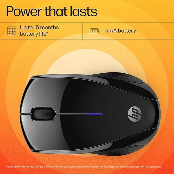 HP 220 Silent Wireless Mouse 391R4AA Black 1 - LXINDIA.COM