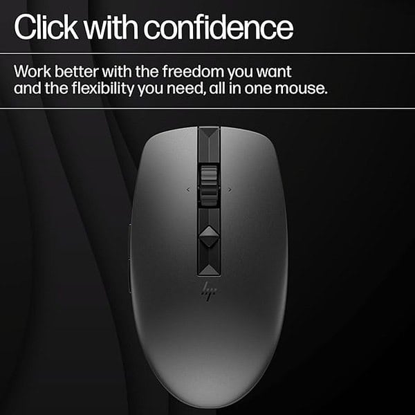 HP 710 Rechargeable Silent Mouse Graphite 2 - LXINDIA.COM