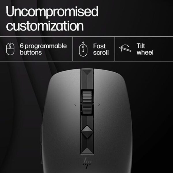 HP 710 Rechargeable Silent Mouse Graphite 3 - LXINDIA.COM