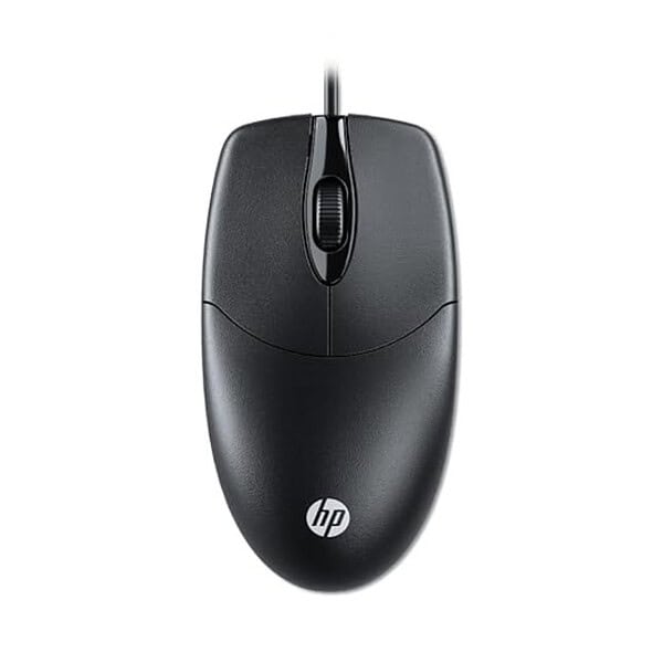 HP M050 3 Button Wired USB Mouse 1200 DPI Black - LXINDIA.COM