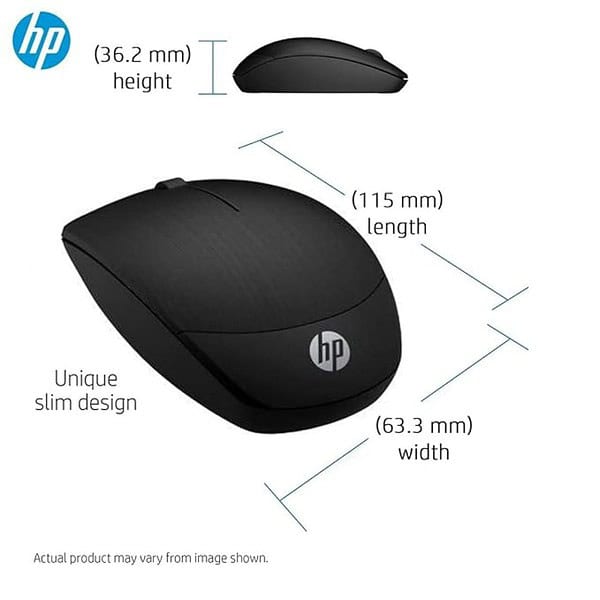 HP X200 Wireless Mouse Adjustable DPI up to 1600 6VY95AA 3 - LXINDIA.COM