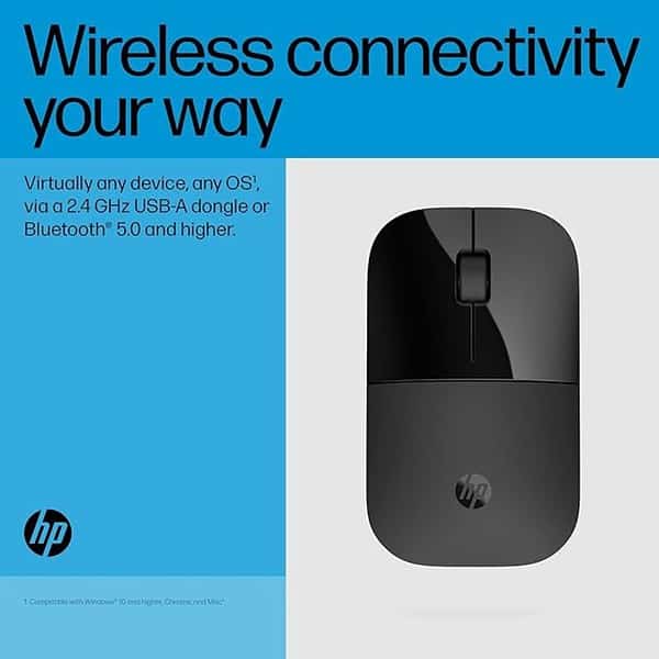 HP Z3700 Dual Black Mouse Up to 1600 dpi 758A8AA 2 - LXINDIA.COM