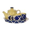 HS HINDUSTANI Microwave Safe Hand Made Painted Ceramic Tea Set - LXINDIA.COM