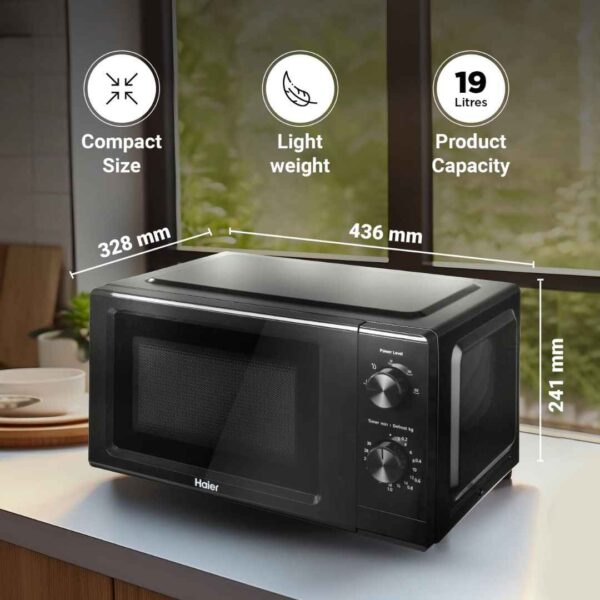 Haier 19 L Solo Microwave Oven HIL1901MBPB2 - LXINDIA.COM