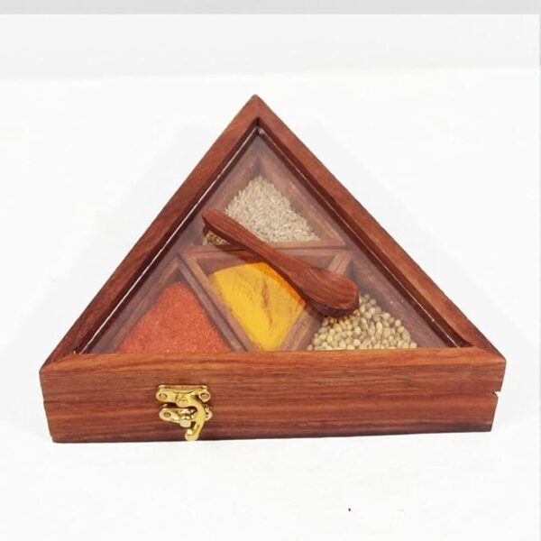 Handcrafted Sheesham Wood Masala - LXINDIA.COM