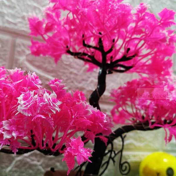 Handybee 24 cm LED Artificial Tree Pink b - LXINDIA.COM