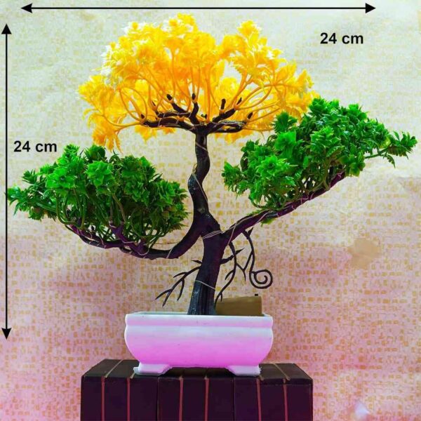 Handybee 24 cm LED Artificial Tree YellowGreen B - LXINDIA.COM