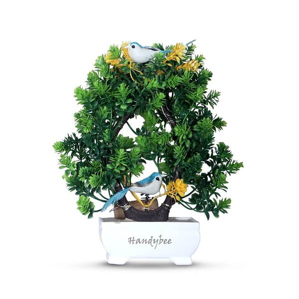 Handybee Artificial Bonsai Plant with LED Lights Green - LXINDIA.COM