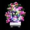 Handybee Artificial Bonsai Plant with LED Lights Pink Green - LXINDIA.COM