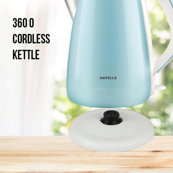 Havells Electric Kettle Aqua Plus 1250 Watts 1.2 liters Blue1 - LXINDIA.COM