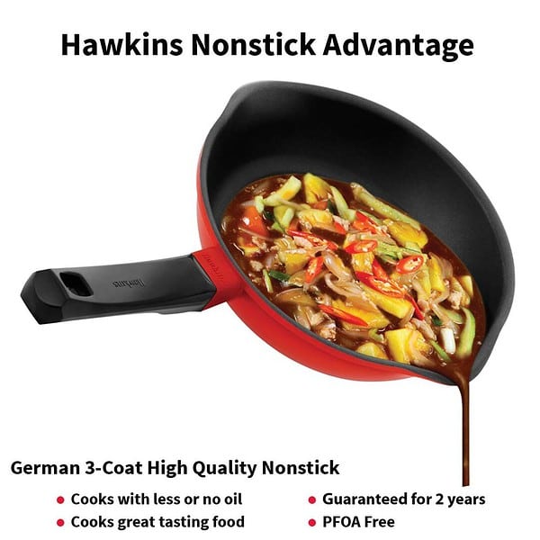 Hawkins 22 cm Die Cast Non Stick Fry Pan B - LXINDIA.COM