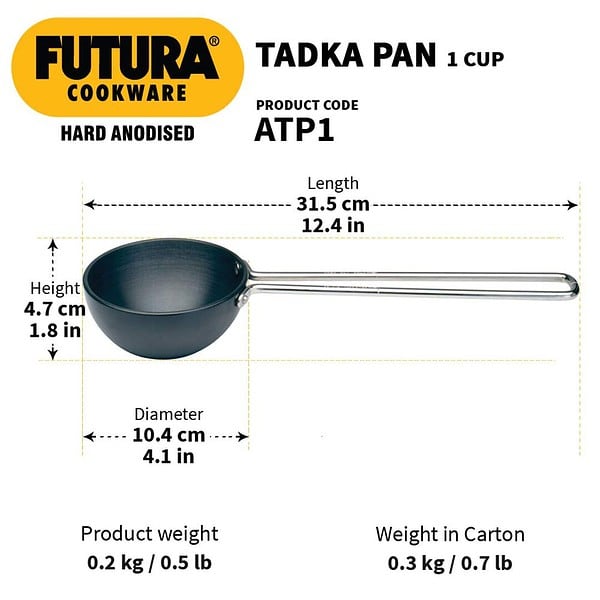 Hawkins Futura 1 Cup Tadka Pan B - LXINDIA.COM