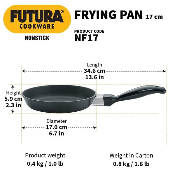 Hawkins Futura 17 cm Non Stick Fry Pan A - LXINDIA.COM