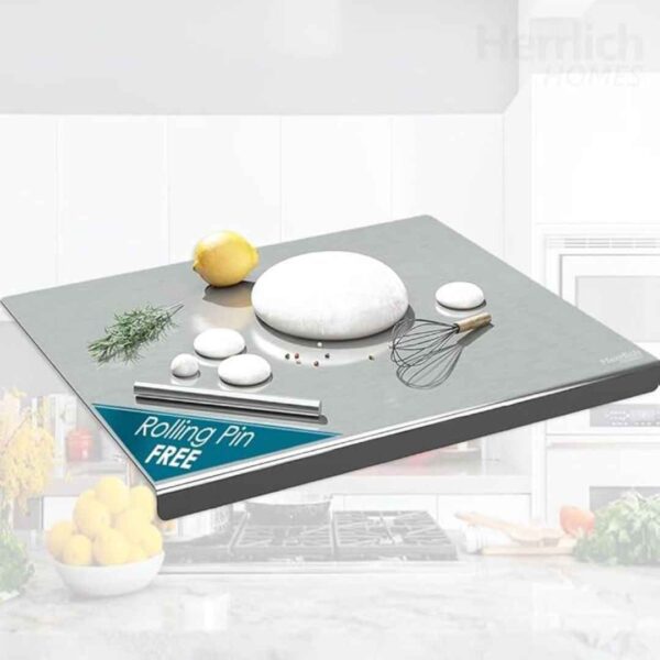 Herrlich Homes 304 Stainless Steel Chopping Board with Lip for Kitchen 50 x 38 cm - LXINDIA.COM