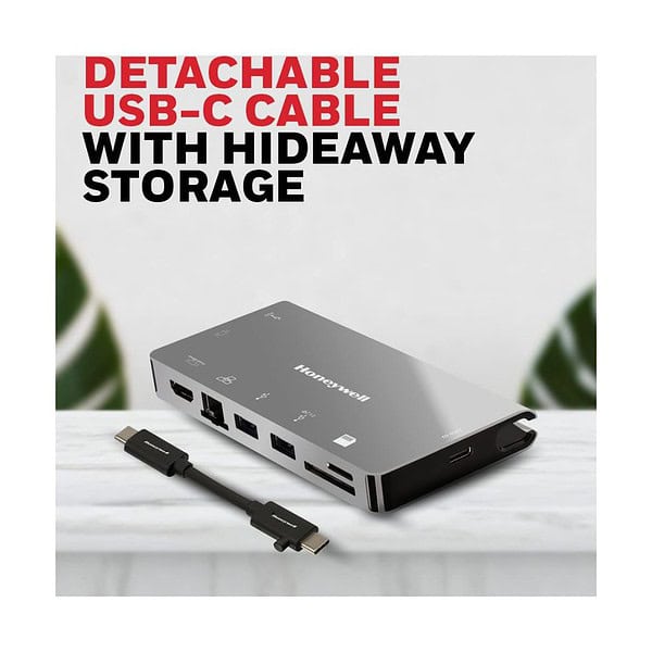 Honeywell 8 in1 Type C Ultra Dock with 4K HDMI 1 - LXINDIA.COM