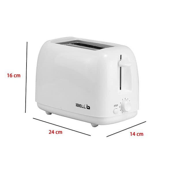 IBELL Toast500M Auto Pop Up Toaster 850W White1 - LXINDIA.COM