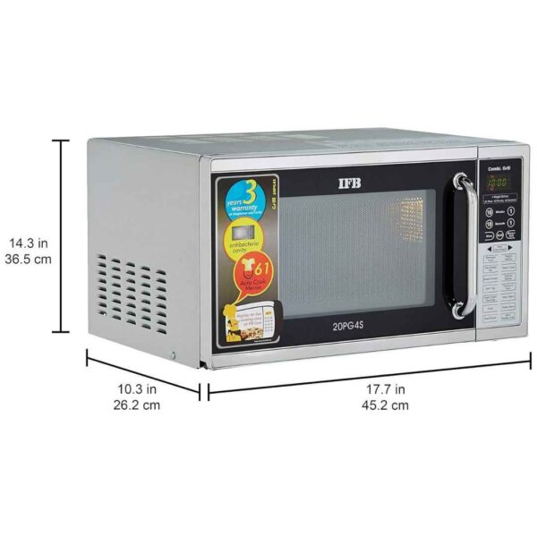 IFB 20 L Grill Microwave Oven 20PG4S2 - LXINDIA.COM