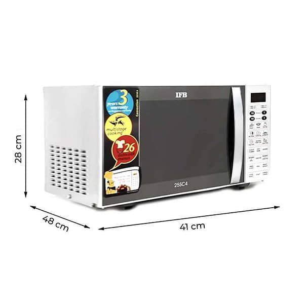 IFB 25 L Convection Microwave Oven 25SC4 Metallic Silver1 - LXINDIA.COM