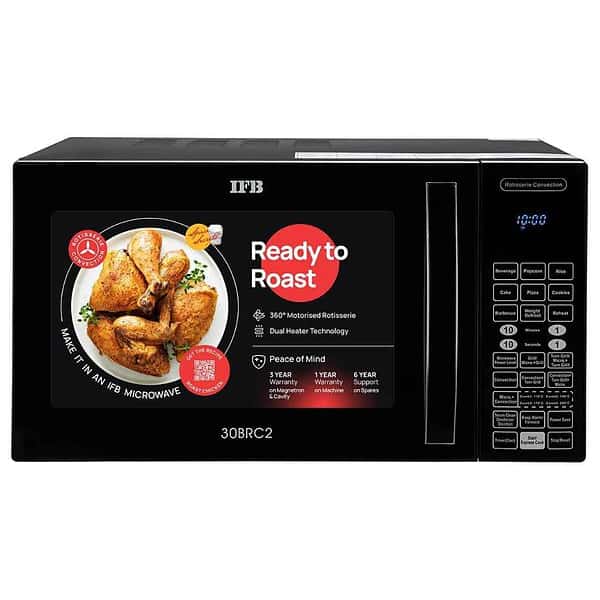 IFB 30 L Convection Microwave Oven 30BRC2 Black - LXINDIA.COM