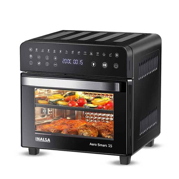 INALSA Air Fryer Oven for Home 15 L Capacity 1700 W - LXINDIA.COM